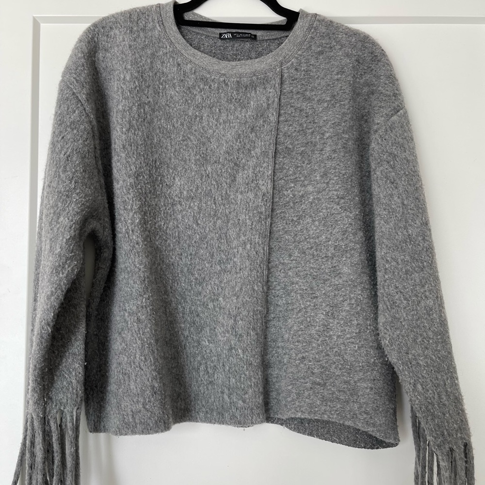 Zara fringe sweater